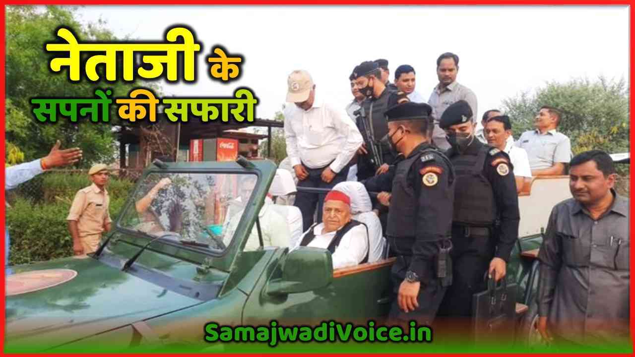 Mulayam Singh Yadav Etawah's Lion Safari Park (SamajwadiVoice.in)